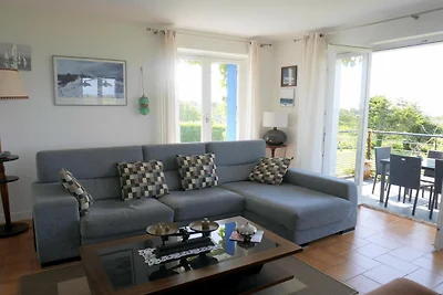 Panorama-Meerblick-Refugium in der Bretagne