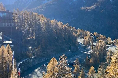 Ferienwohnung in den Alpen mit Blick auf das...