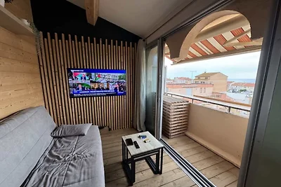 Duplex con vista mare vicino alla spiaggia