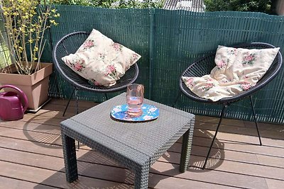 Ferienwohnung mit Balkonterrasse nahe Strand