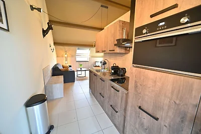 Renoviertes Studio mit Kombimikrowelle