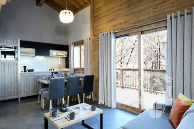 Apartment in Les Houches mit Spa und Pool