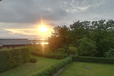 Uitzicht op de haven aan de Oostzee