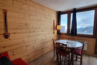 Appartement in La Plagne met uitzicht op de M...