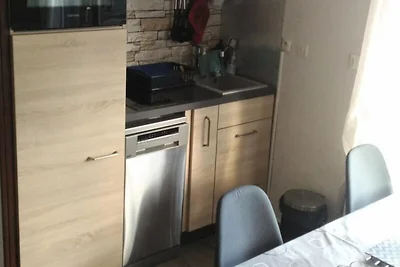 Apartment in Les Carroz mit Blick auf die...