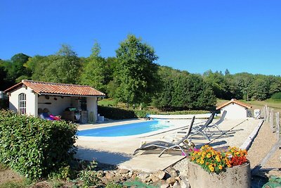 Beautiful holiday home in Roussines with swim...