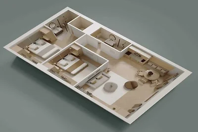 Geräumige Wohnung - Klimaanlage -2BR-6P- Le...