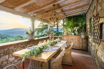 Boerderij in Toscane met panoramisch zwembad