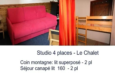 Studio für 4 Personen