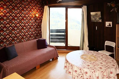 Appartement in Les Carlines met ski-in