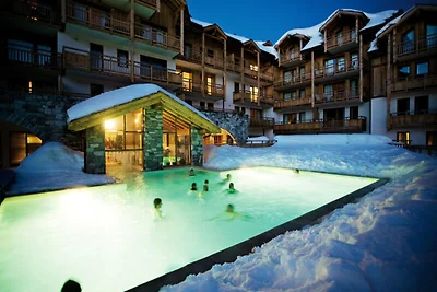 Appartement in Montgenèvre met spa en zwembad