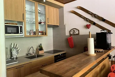 Wohnung in Pra-Loup mit Pistenblick