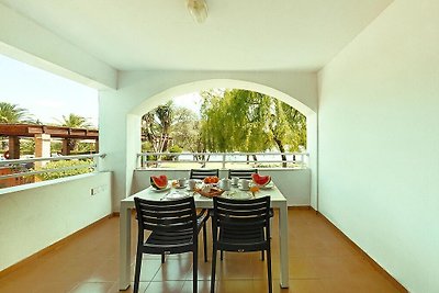 Apartment in Gouvia with a balcony or terrace