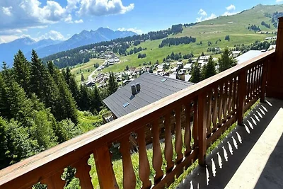 Apartment in Les Saisies mit Bergblick