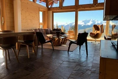 Chalet mit Blick auf den Mont Blanc,...