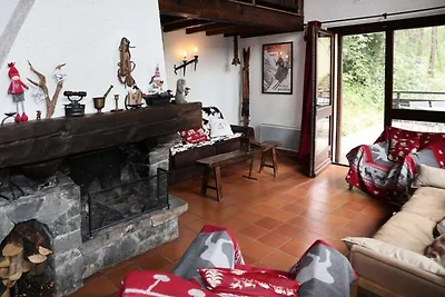 Chalet in den Alpen mit direktem Zugang zu de...