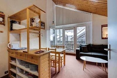 Helle Wohnung am Fuße der Pisten.