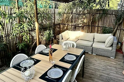 Haus nahe Pin de Bormes mit Terrasse BBQ