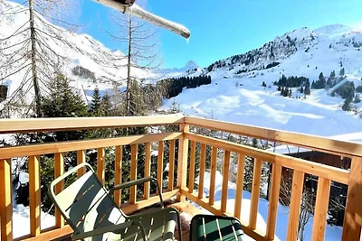 Chalet in Samance mit Blick auf das nordische...