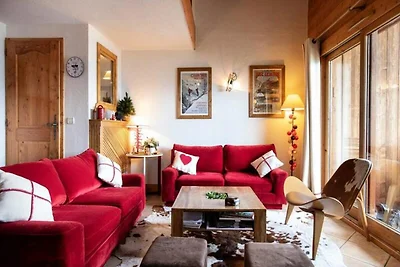 Ferienhaus in Le Chantel mit Blick auf den Mo...