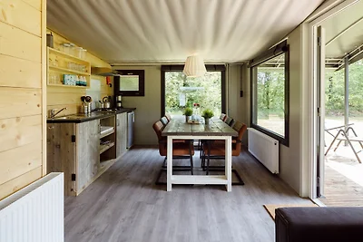 Schöne Glamping Lodge mit Sanitäranlagen, in ...