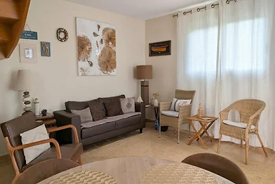 Ferienhaus in Plouneour-Trez mit Meerblick