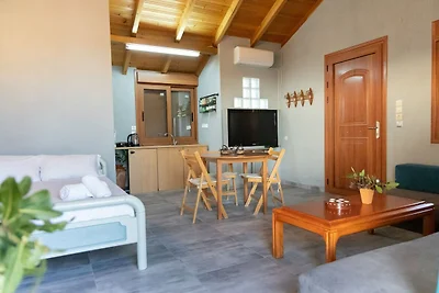 Villa mit Blick auf Tigani in Mani