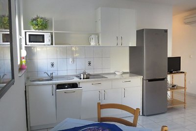 Seaside Apartment in Mandre with Barbecue