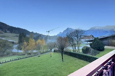 Ferienhaus in den Alpen mit Blick auf die...