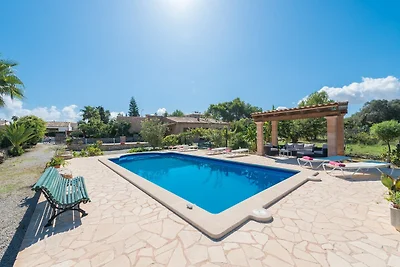 Sa Plana (cala Bona) - Ferienhaus Mit Pool