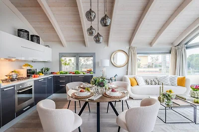 Modern panoramisch loft met terras, lift
