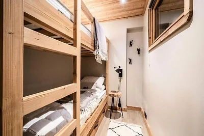 Apartment in Morzine mit Blick auf das Dorf