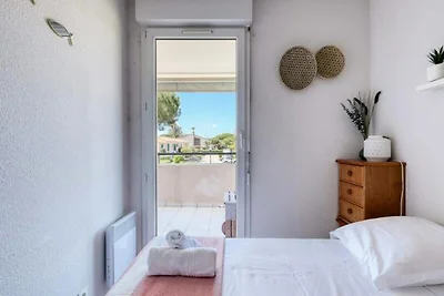 Wohnung in Le Lavandou mit Poolzugang