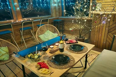 Seeufer-Refugium mit Panoramaterrasse