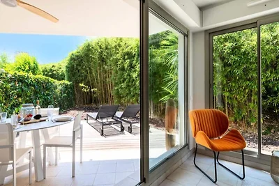 Appartement in Cannes met privétuin