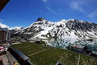 Apartment in Tignes mit Blick auf den...