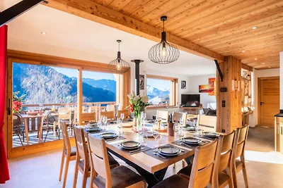 Chalet in Grand-Bornand mit Sauna & Blick