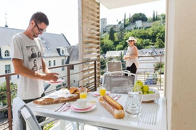 Wohnung im mittelalterlichen Chinon in der...