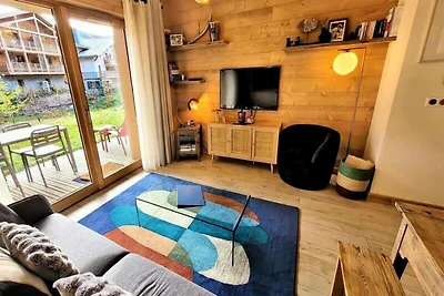 Apartment in den Alpen mit privatem Garten