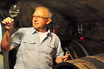 Im Weingut Steffen-Prüm