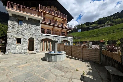 Wohnung in Arèches mit großer Terrasse