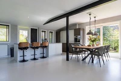 Ferienhaus mit überdachter Veranda und Sauna