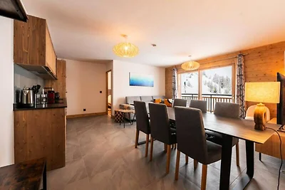 Wohnung in Plagne Centre mit Blick auf den Mo...
