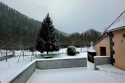 Familienaufenthalt mit Gartenblick für 9...