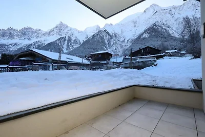 Apartment in Les Houches mit Blick auf den Mo...