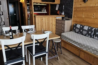 Zweizimmerwohnung für 5 Personen, Schneefront