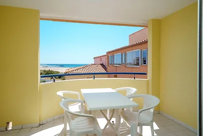 Familieappartement aan het strand in Cap...