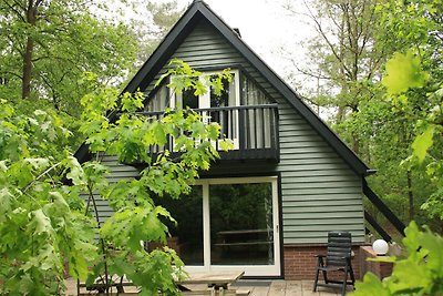 Komfortabler Bungalow mit Kamin im Wald