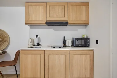 Charmante studio met airconditioning in het h...