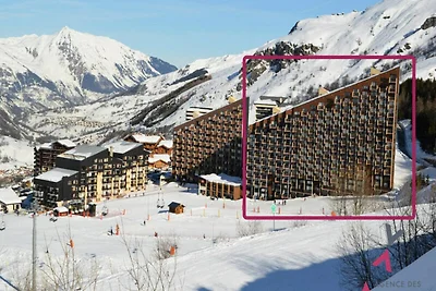 Wohnung in Les Menuires an Skipisten